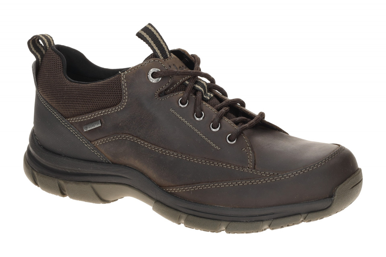 Clarks SPYPATH LO GTX 26184444 7 dunkel-braun - bequeme Halbschuhe f?r Herren