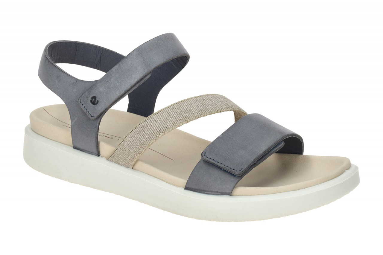 Ecco FLOWT 27371302646 hell-blau - Riemchen Sandale f?r Damen