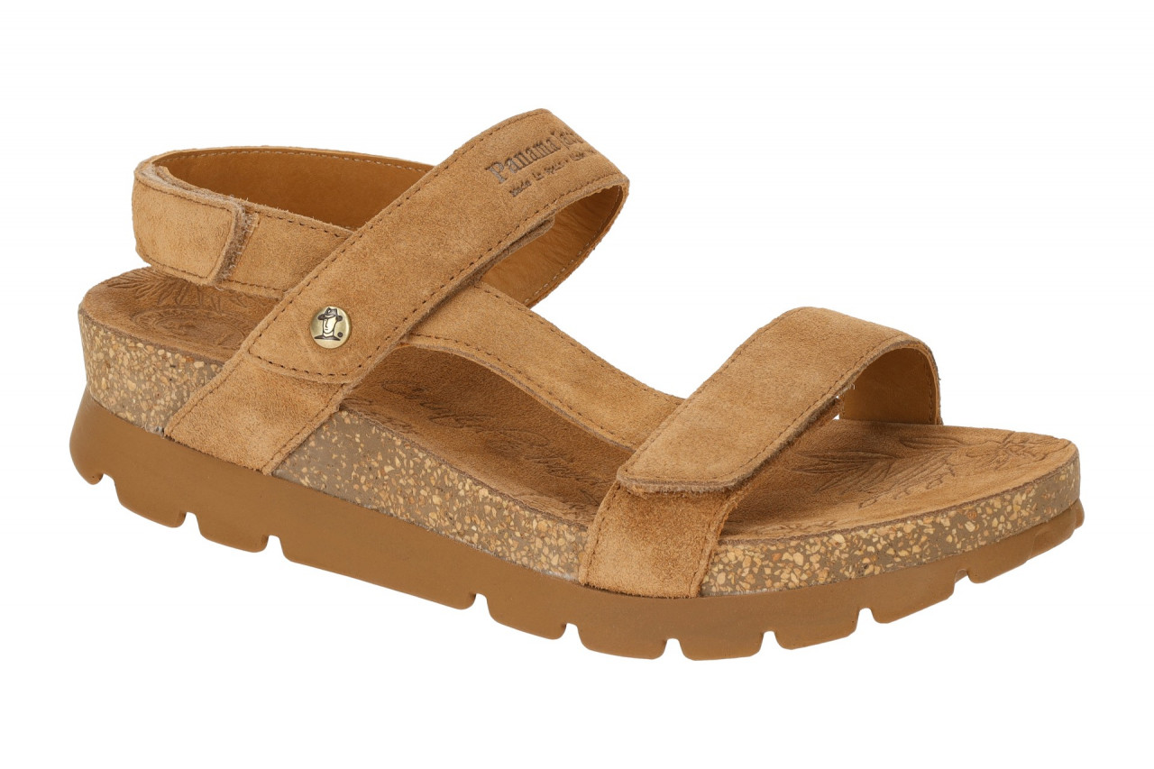 Panama Jack Damen Sandalette Selma B10 in Braun - Cuero Bark, Echtleder, Flex...