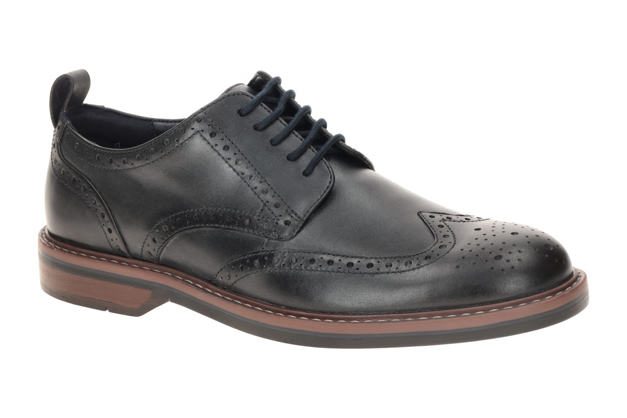 Clarks Herrenschuhe ALDWIN LIMIT 26178471 7 Blau navy Budapester Schn?rschuhe