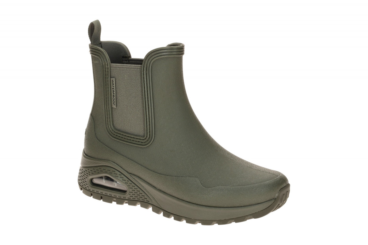 Skechers 177183 OLV Damen Gummistiefel oliv wasserdicht Air Cooled Memory Foam
