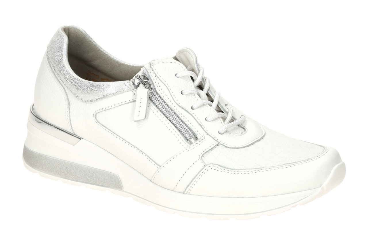 Waldl?ufer 939H01 H-CLARA Damenschuhe wei?/silber bequeme Halbschuhe