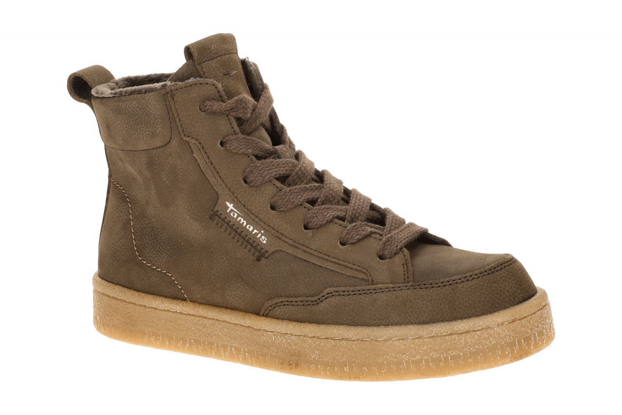 Tamaris Damen Stiefeletten 1-25203-45 in Braun Mocca, Bequeme ?bergangs-Stief...