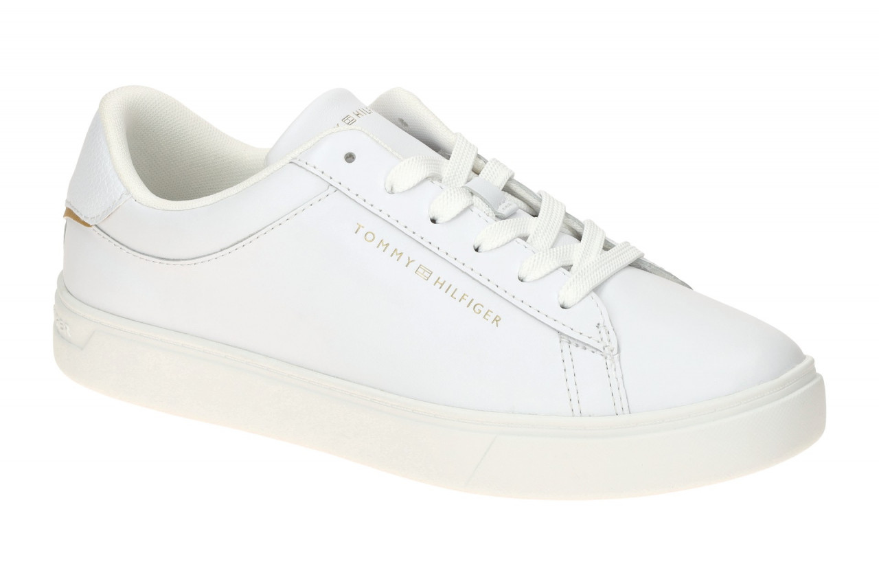 Tommy Hilfiger ESSENTIAL COURT SNEAKER FW08320 YBS wei? - sportliche Halbschu...