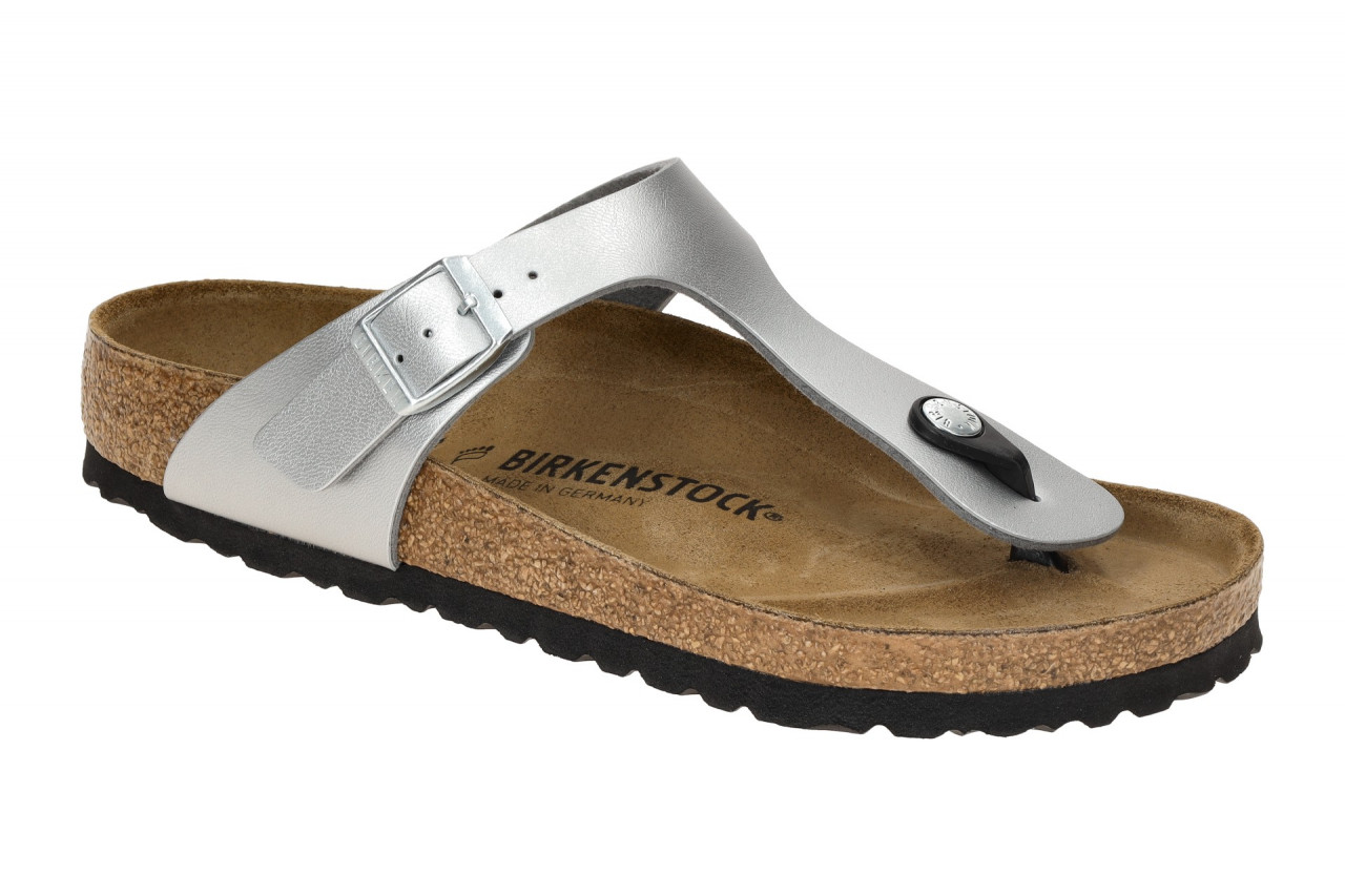 Birkenstock GIZEH BS 43851 silber - Pantoletten f?r Damen