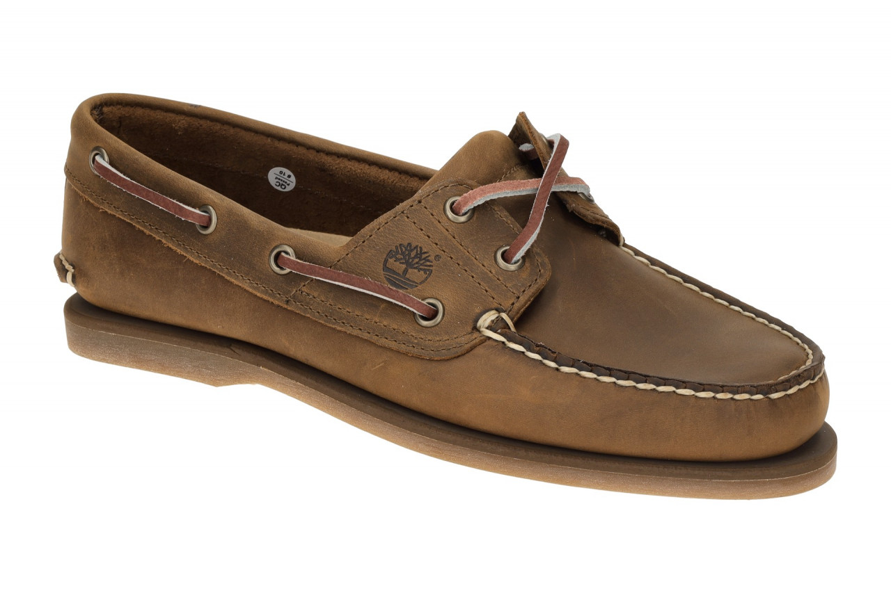 Timberland CLASSIC BOAT 01001R 214 braun - bequeme Halbschuhe f?r Herren