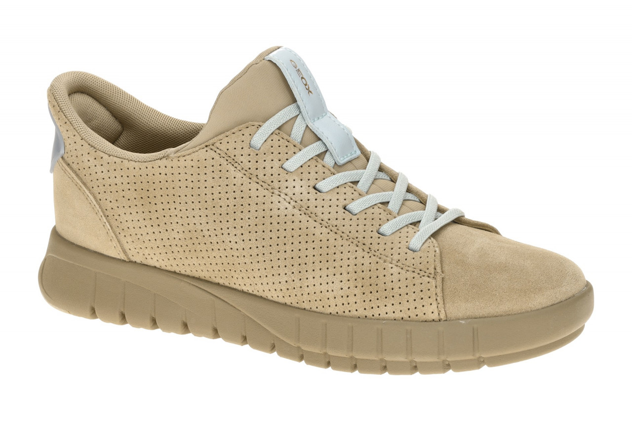 Geox FLEXTRIDE PLUS D657SC 022BCC5K0B beige - sportliche Slipper f?r Damen
