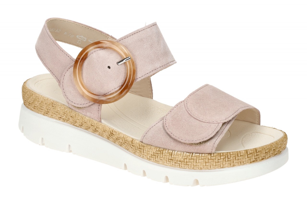 Gabor 43.723 Damen Sandalette rose - BEST FITTING, Keilabsatz 2cm