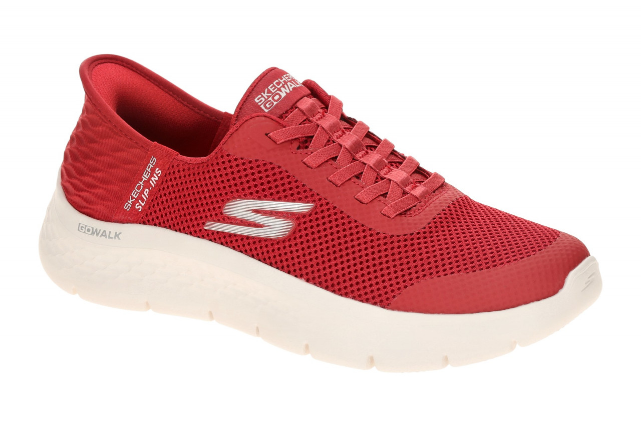 Skechers 124836 RED GO WALK FLEX - GRAND ENTRY Damenschuhe Slip Ins Rot