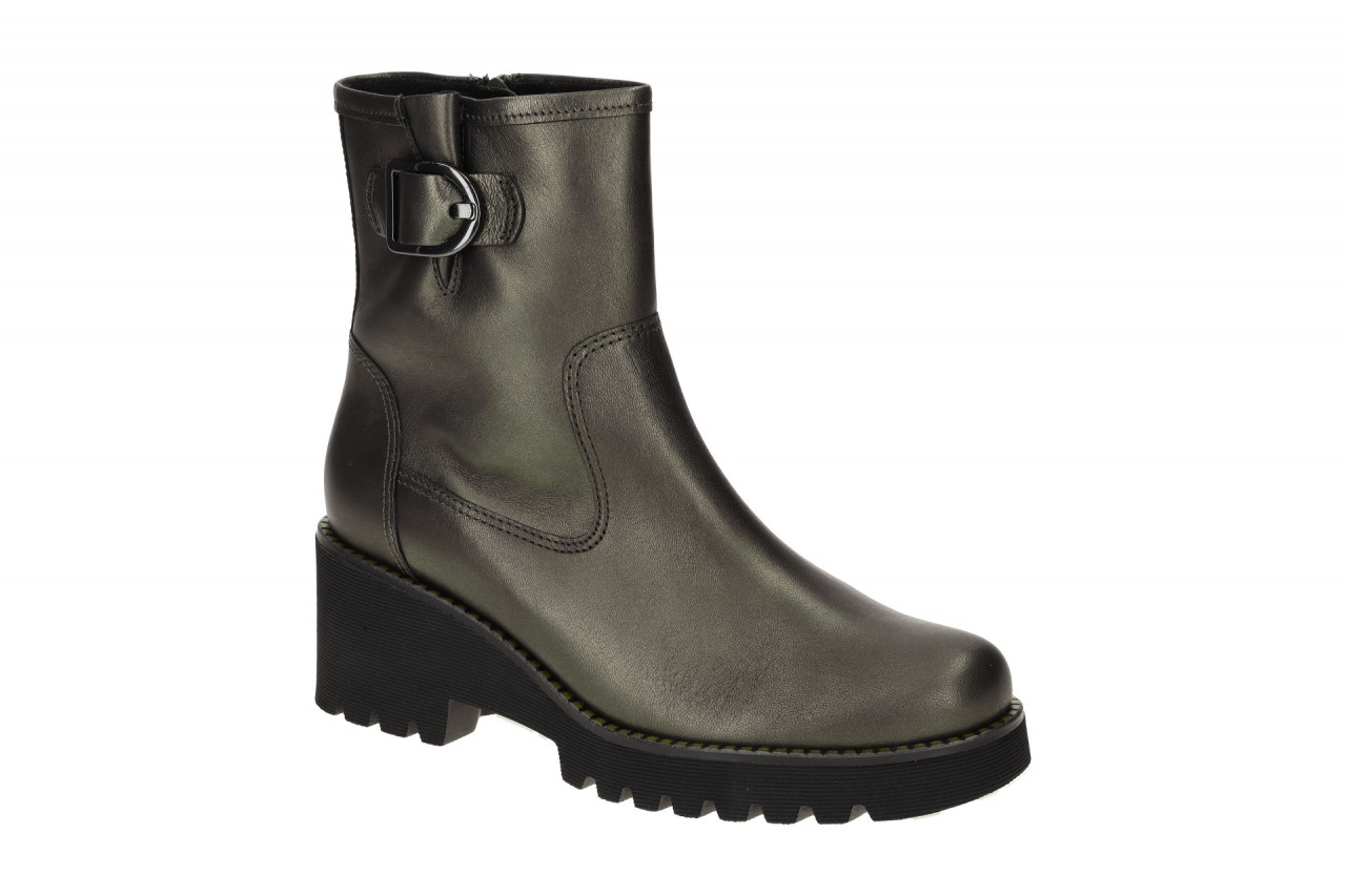Gabor 56.622.84 ST. TROPEZ Damen Stiefeletten forest Gr?n Echtleder Plateau A...