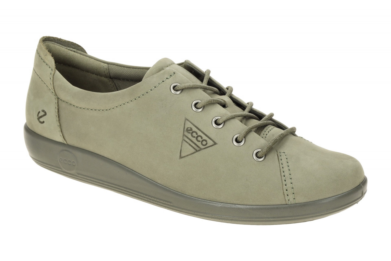 Ecco 20650302529 Soft 2.0 - lace Damenschuhe in Gr?n vetiver