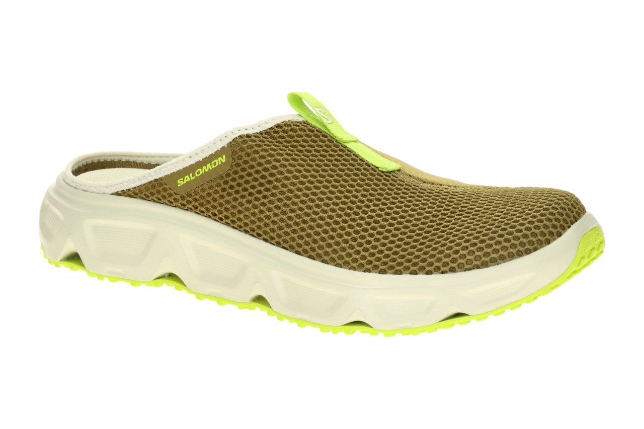 Salomon REELAX SLIDE 6.0 479943 dunkel-gr?n - sportliche Pantoletten f?r Herren