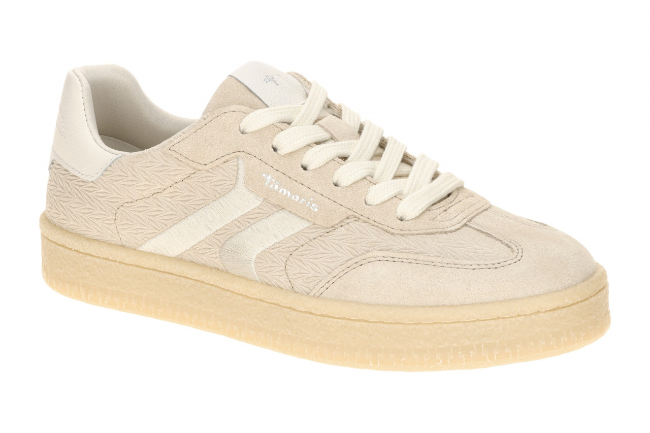 Tamaris 1-23723-44 375 Beige Antelope Plateau Sneakers Damenschuhe