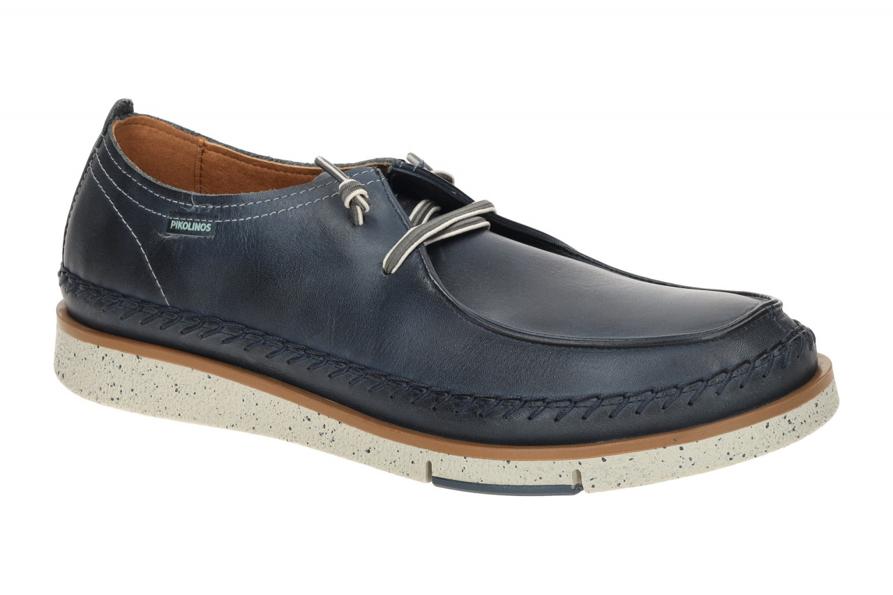 Pikolinos M6L-4274C1 blue SAN JUAN Slipper Herrenschuhe Echtleder bequem in blau