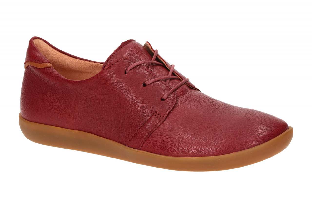 Think 947 Damen Halbschuhe rot/rosso bequem mit pflanzlich gegerbtem Leder
