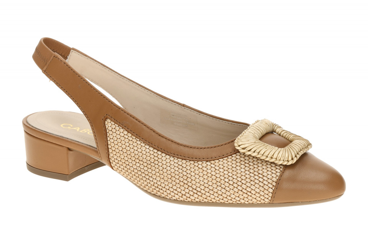 Gabor 81.526.48 hell-braun - Sling Pumps f?r Damen