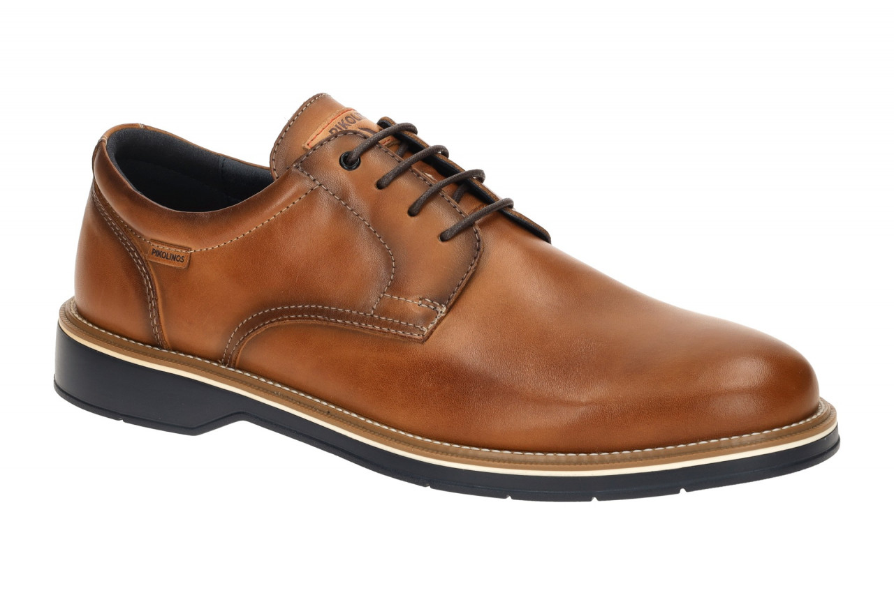 Pikolinos M6W-4311 CARLET Herren Schn?rschuhe braun brandy Echtleder Syntheti...