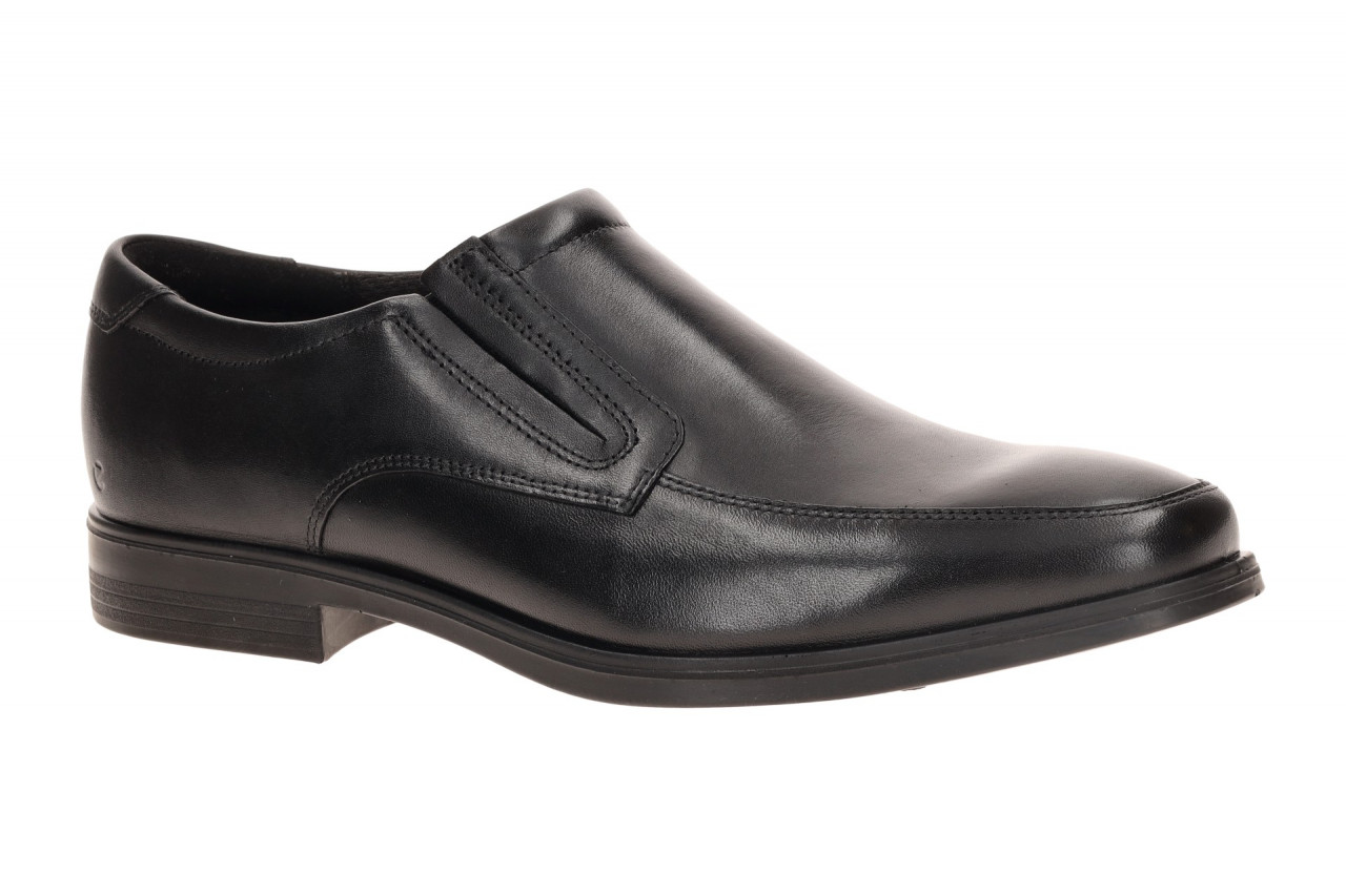 Ecco 62194401001 Melbourne Slip On Herrenschuhe Schwarz - Echtleder & PU-Sohle