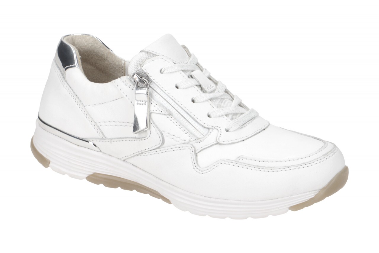 Gabor ROLLINGSOFT 86.978.50 wei? - sportliche Halbschuhe f?r Damen