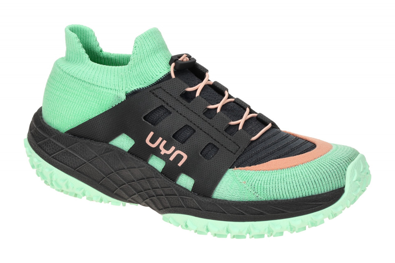 UYN Y100290 E288 ARION Damen Sneaker, mint-gr?n/schwarz/rose, nat?rliche K?hlung
