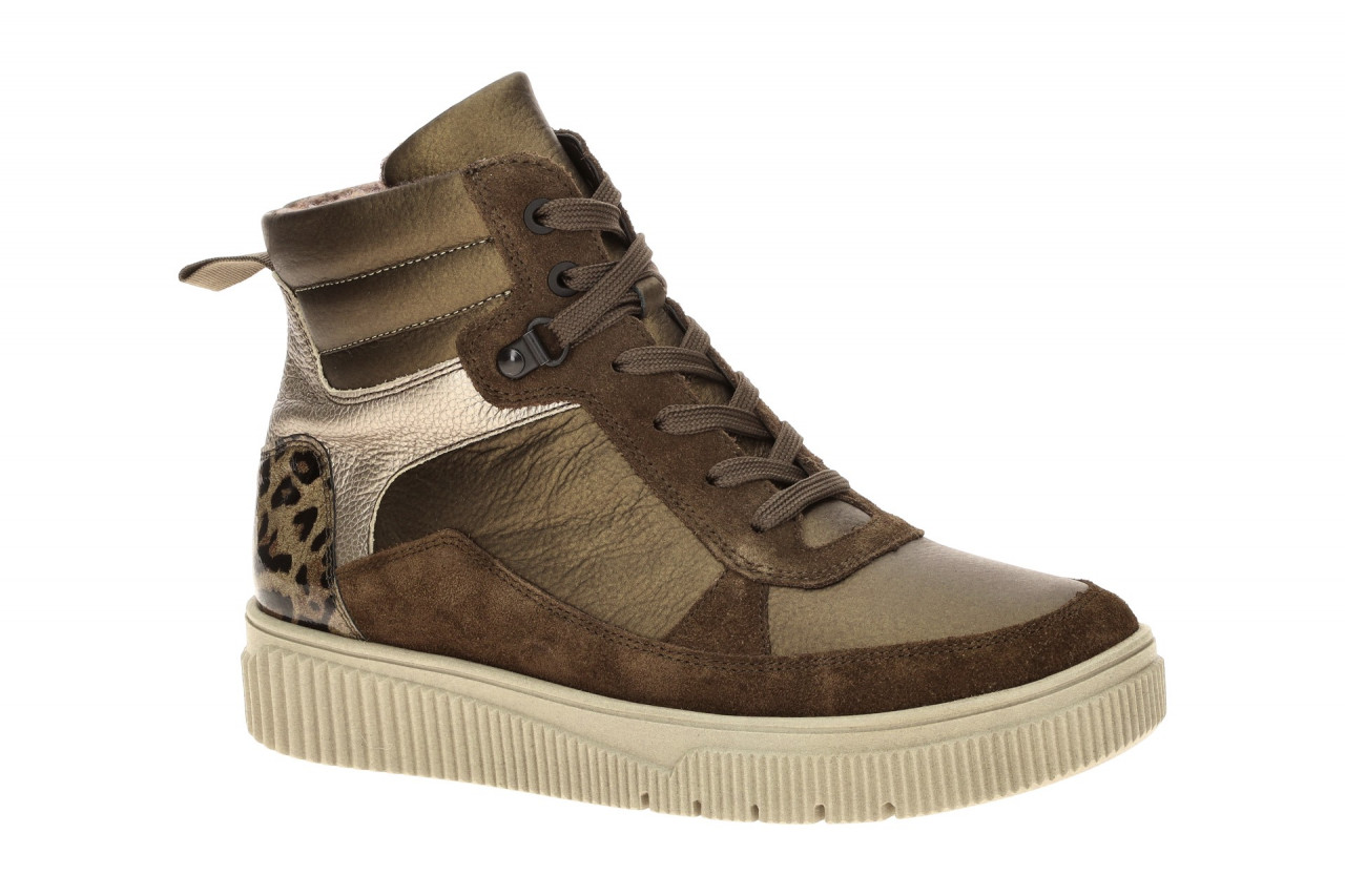 Waldl?ufer Damen Stiefeletten 610801 K-SANSA Braun Wood/Nuba/Bronce Bequeme ?...