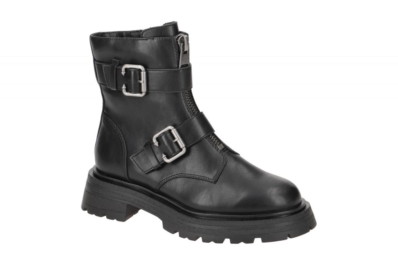 Tamaris 1-25320-41 020 Damen Stiefeletten schwarz matt Chunky Boots