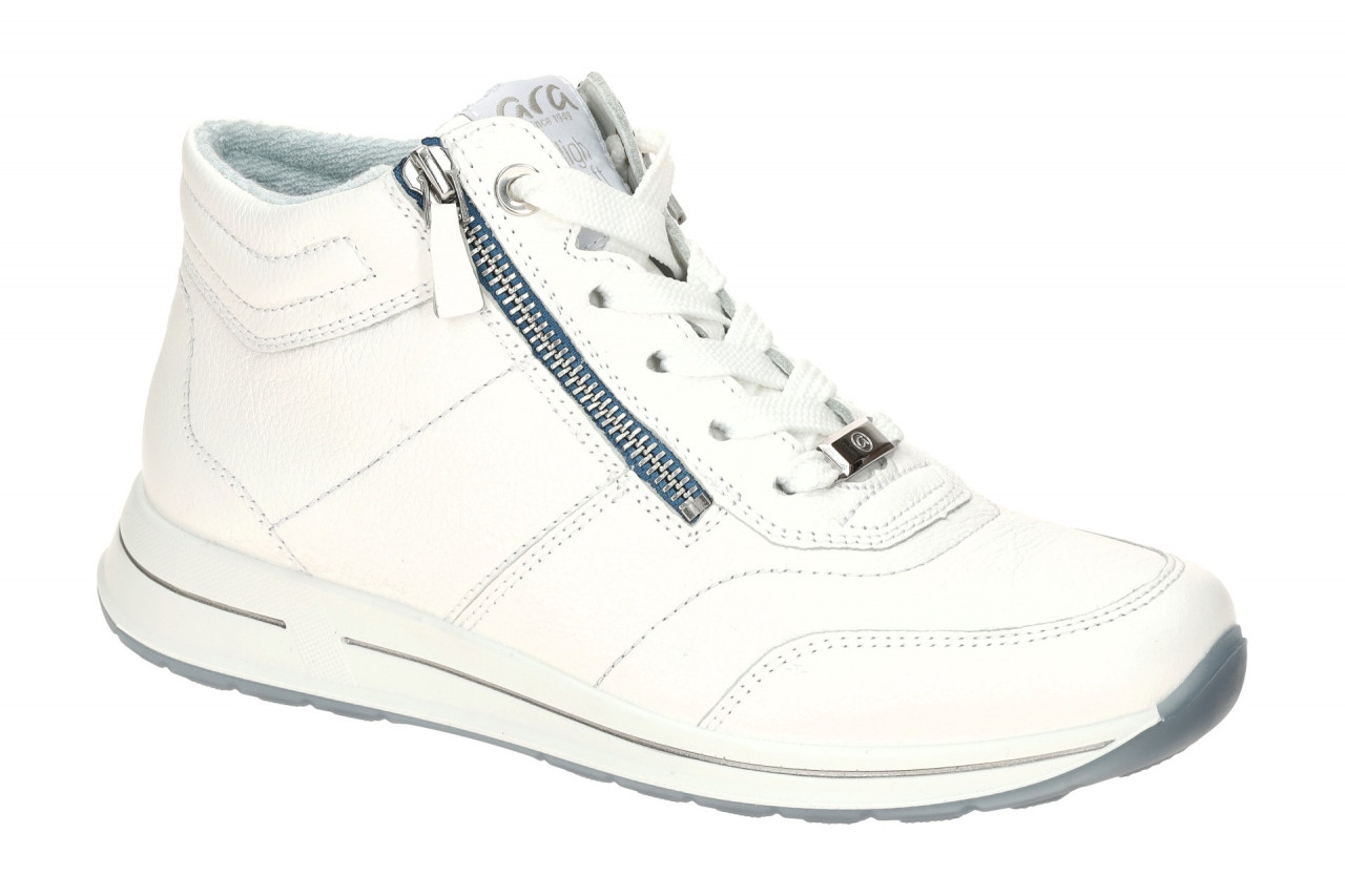 ara 12-24808 06 OSAKA 2.0 Damen Mid Cut Sneaker wei? Gauchosoft H - Extra Weit