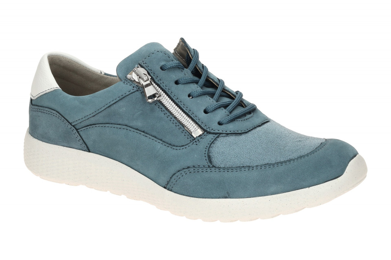 Waldl?ufer 634K02 K-IRA blau/wei? OrthoTritt Damenschuhe