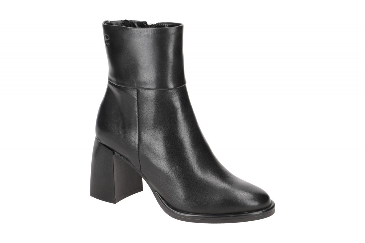 Tamaris 1-25013-41 0013 Damen Stiefeletten Schwarz Echtleder Ankle Boots