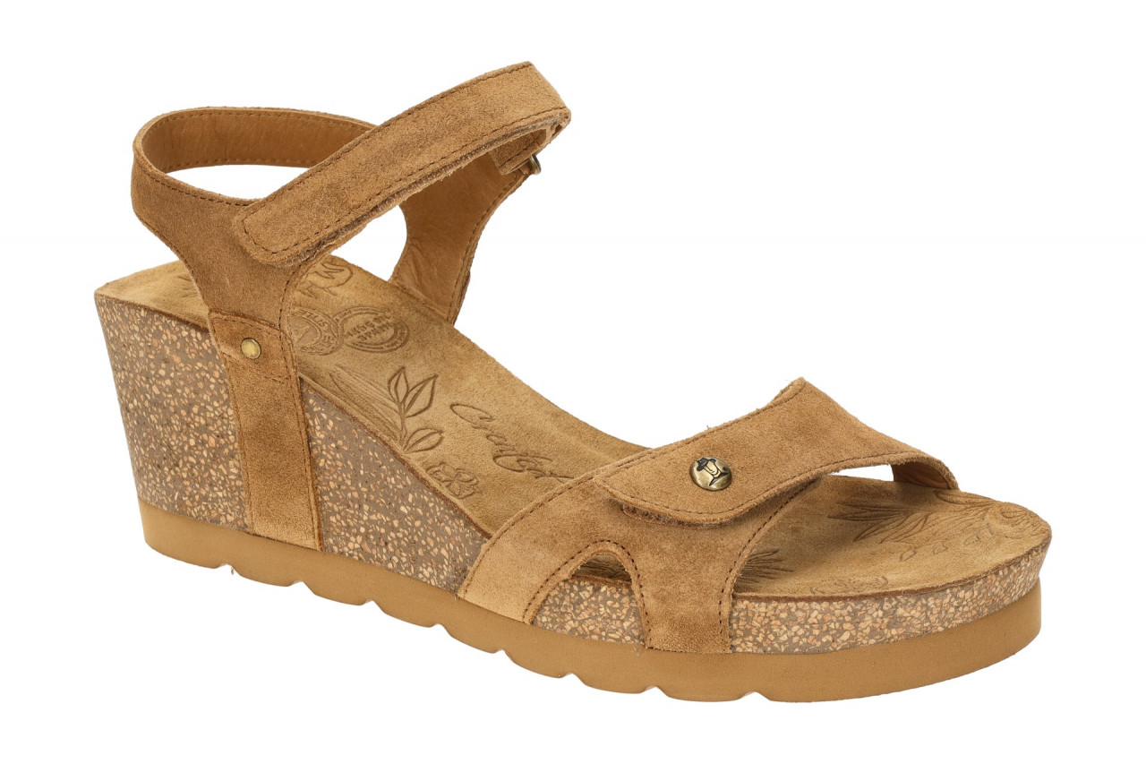 Panama Jack Julia B74 hell-braun - Riemchen Sandale f?r Damen