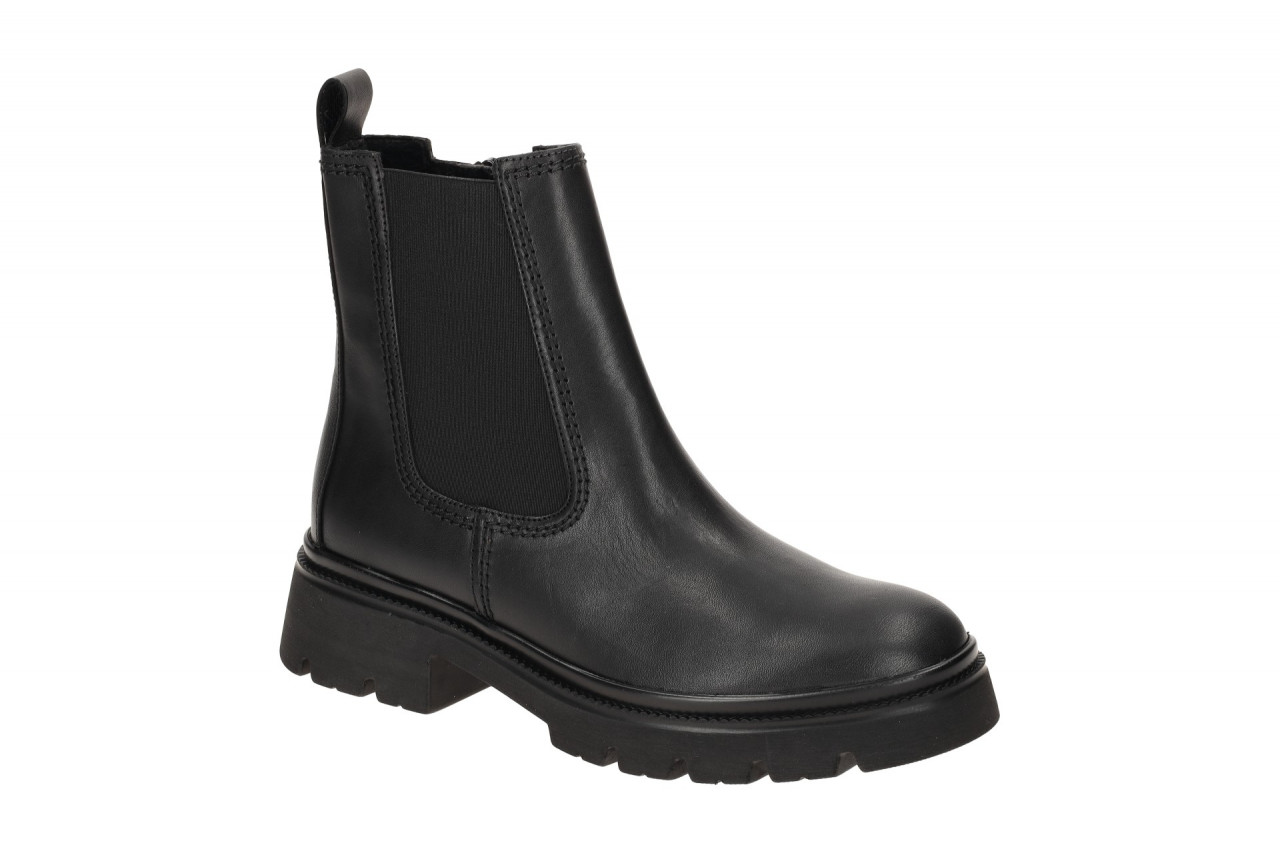 Gabor 71.850 Damen Stiefeletten Schwarz - elegante Ankle-Boots Chelsea-Stil