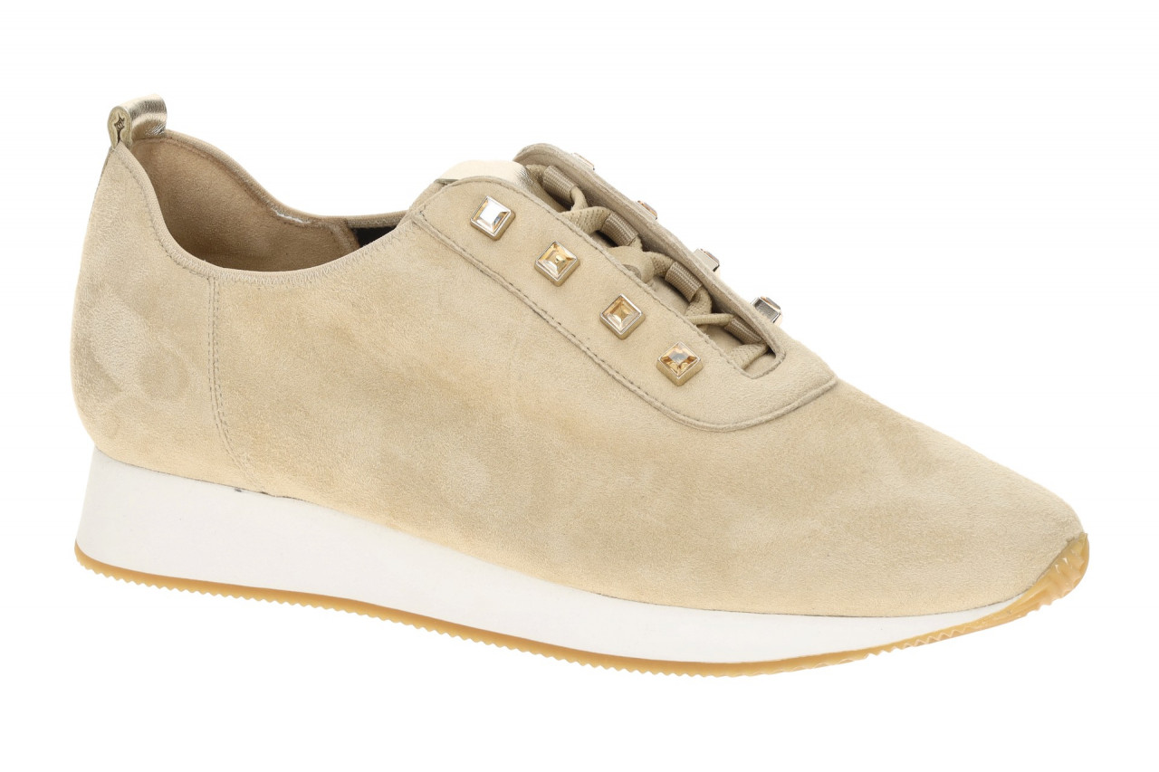 Peter Kaiser Damen Stretch Slipper beige gold Strass Sneaker 9-73768-46 396