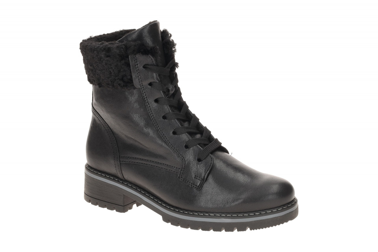 Gabor Damen Stiefeletten 72.776.57 Schwarz - schwarz, Warmfutter & Gummisohle