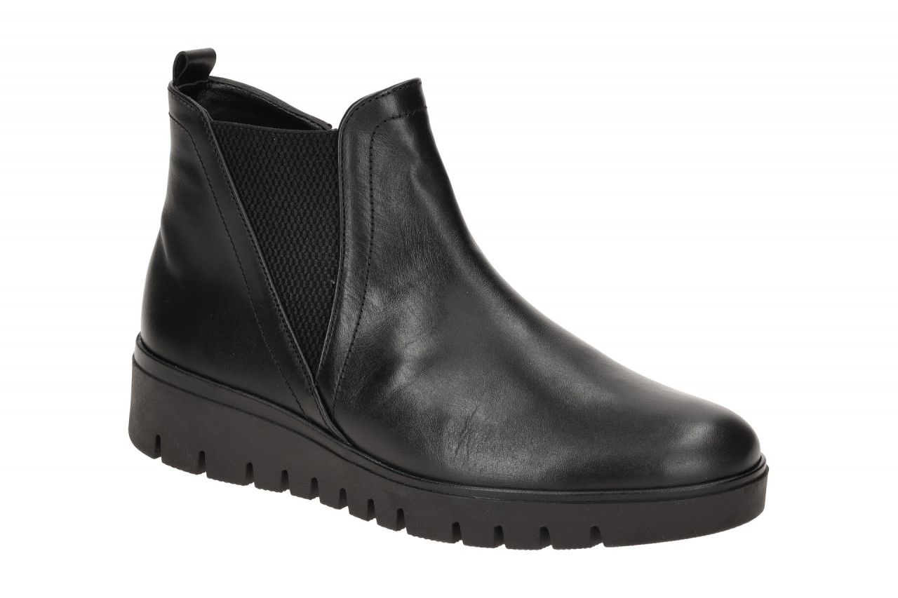 'Gabor Damen Stiefeletten 72.061.57 Schwarz - bequeme Chelsea Stiefel mit Kei...