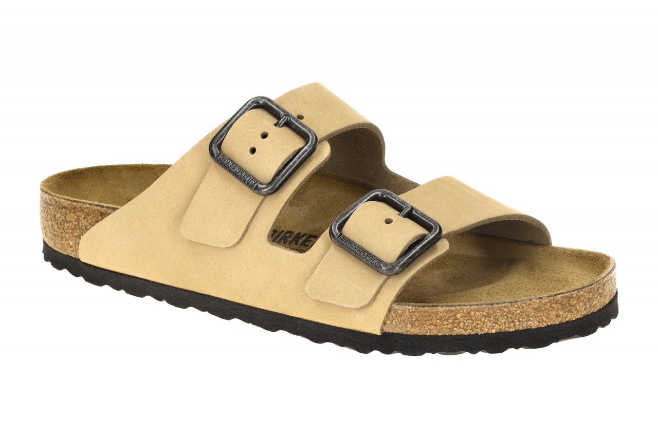 Birkenstock ARIZONA WIRE BUCKLE 1031627 beige - bequeme Pantoletten f?r Herren