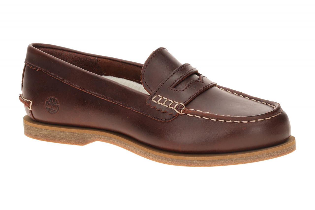 Timberland 0A5MXN EIW CLASSIC BOAT LOAFER Damen Schuhe burgundy Glattleder
