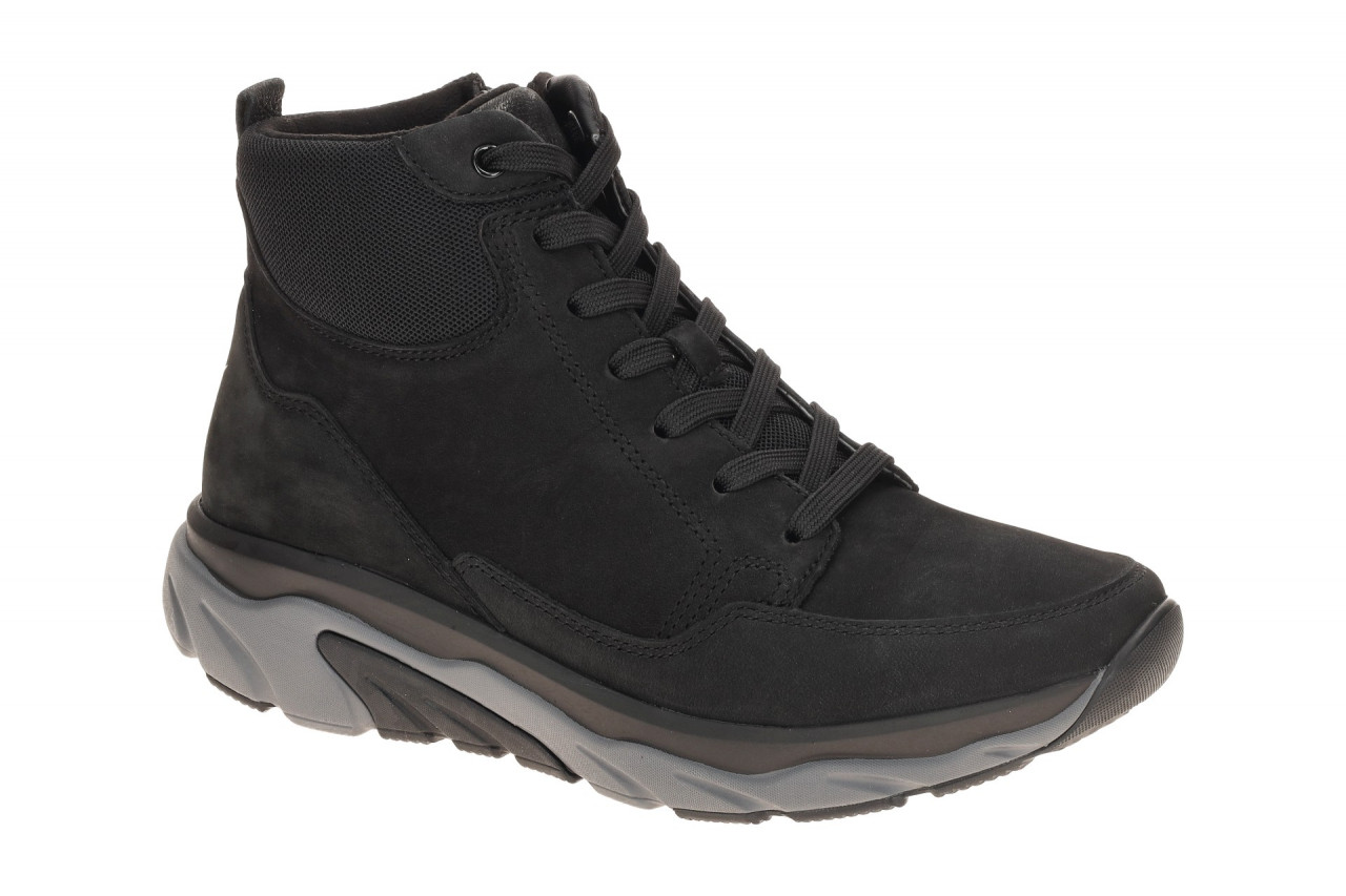 Gabor 76.835 Damen Stiefeletten Schwarz Bequem Komfort Sneaker