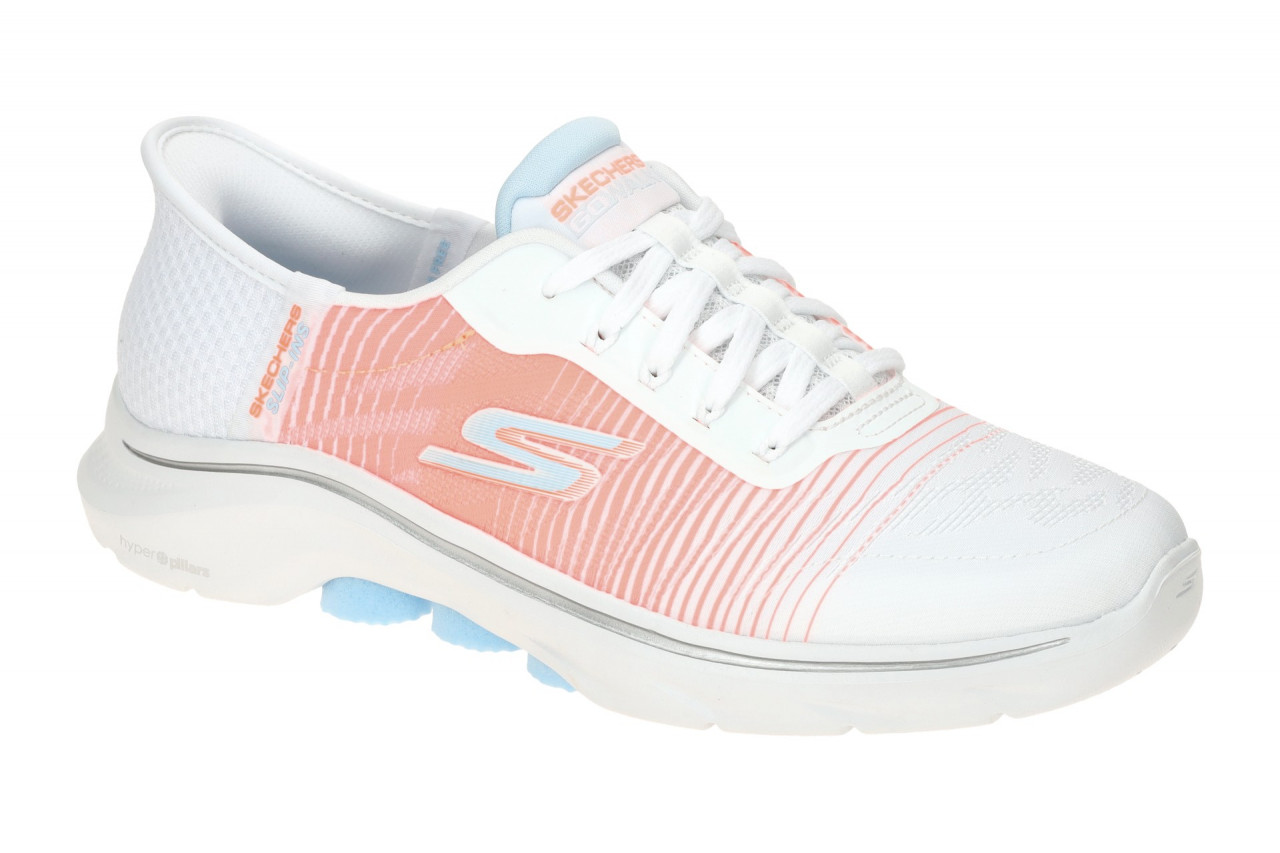 Skechers GO WALK 7 125250 WMLT wei? - sportliche Halbschuhe f?r Damen