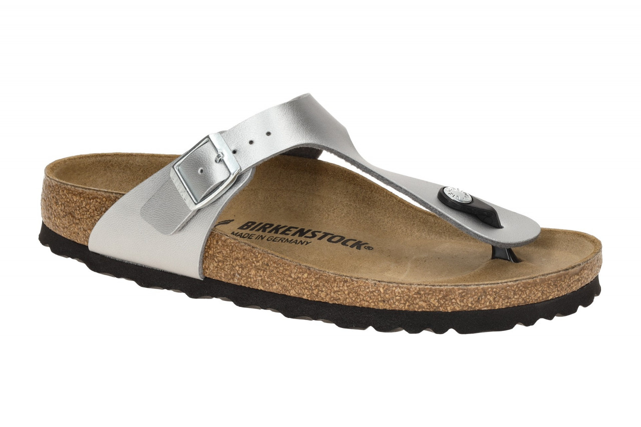 Birkenstock GIZEH BS 43853 silber - Pantoletten f?r Damen