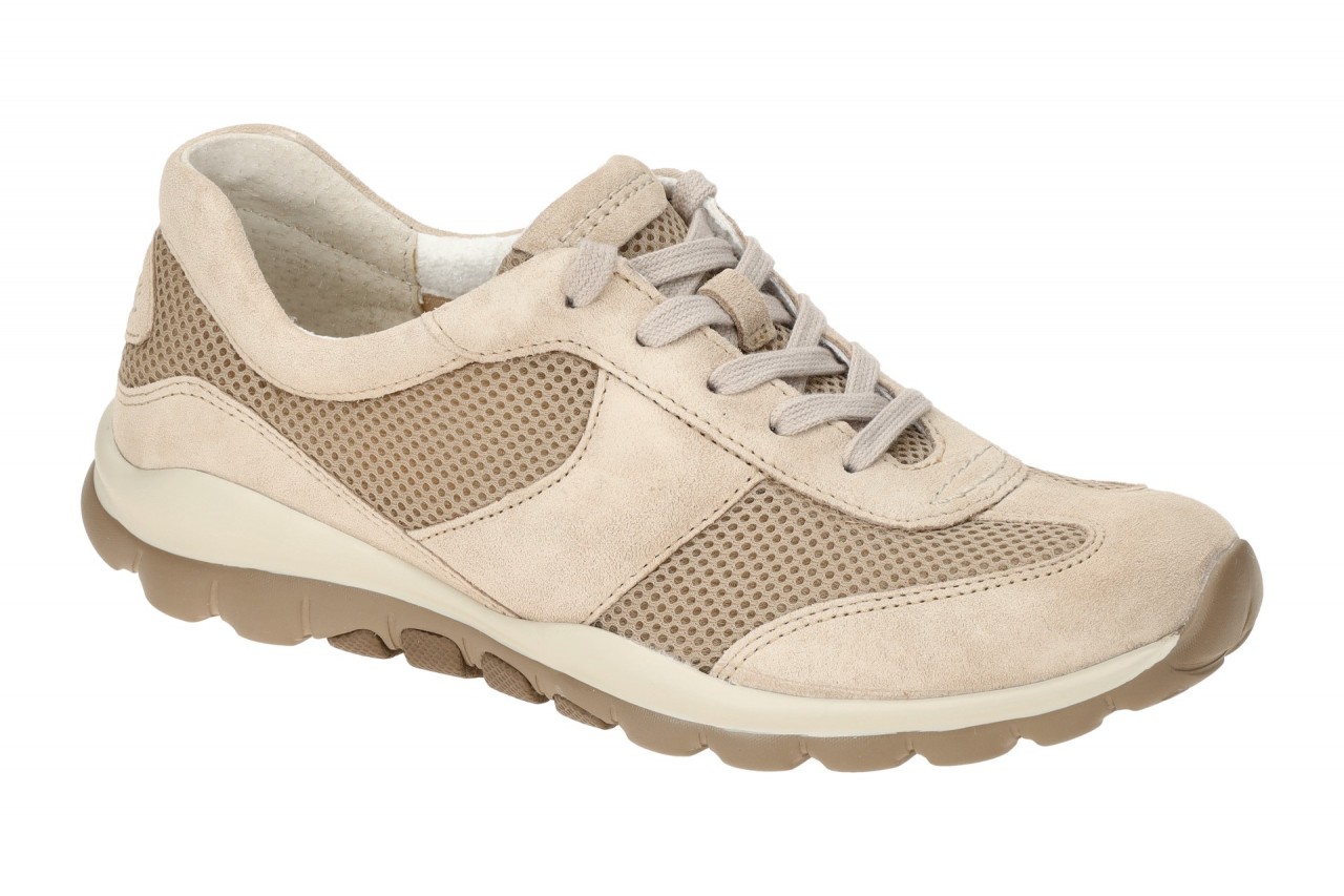 Gabor 86.966.23 ROLLINGSOFT bequeme Damenschuhe beige Oasi-Laufsohle