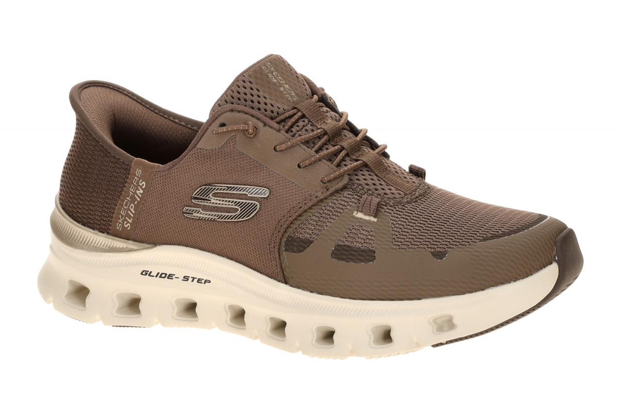 Skechers 150438 CHOC Damen Slip-On Halbschuhe in Braun mit Air Cooled Memory ...