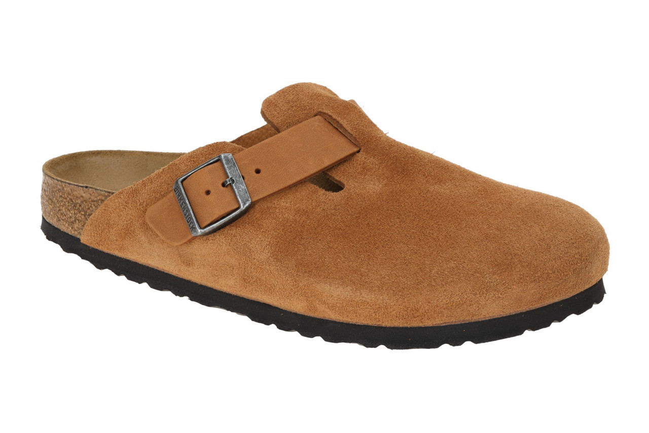 Birkenstock BOSTON BS 1029220 hell-braun - bequeme Pantoletten f?r Herren