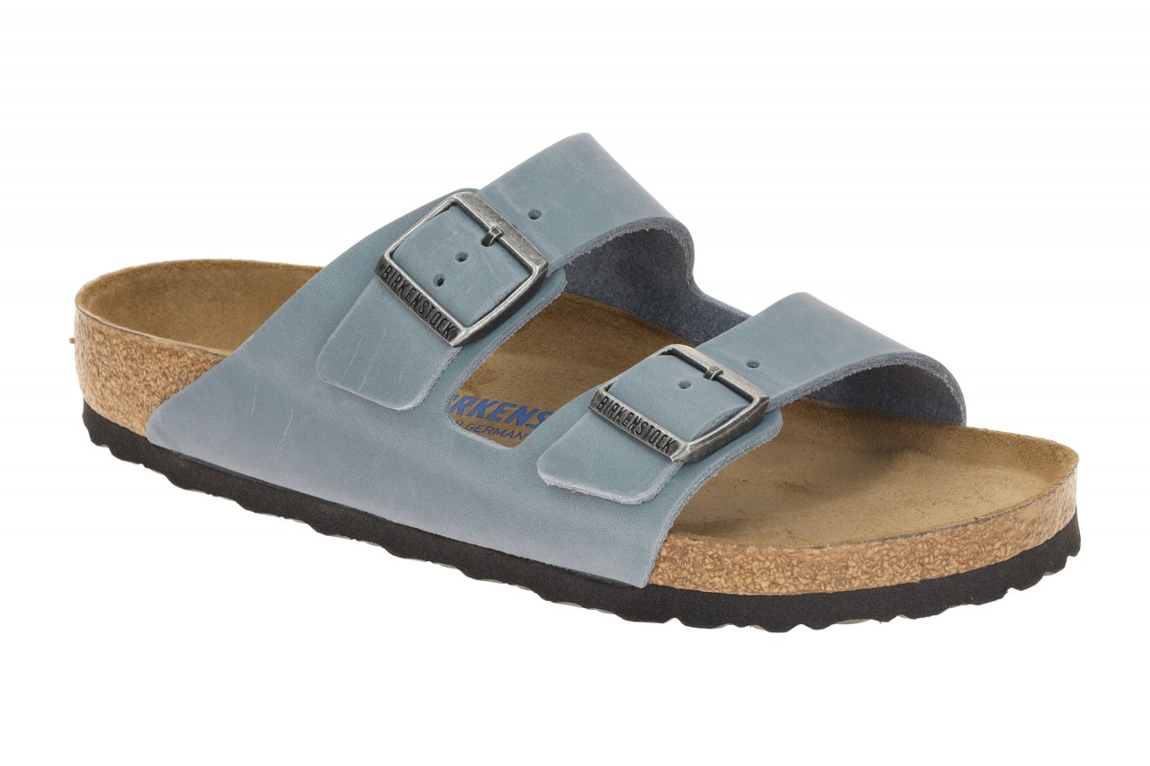 Birkenstock ARIZONA BS 1030862 blau - bequeme Pantoletten f?r Herren