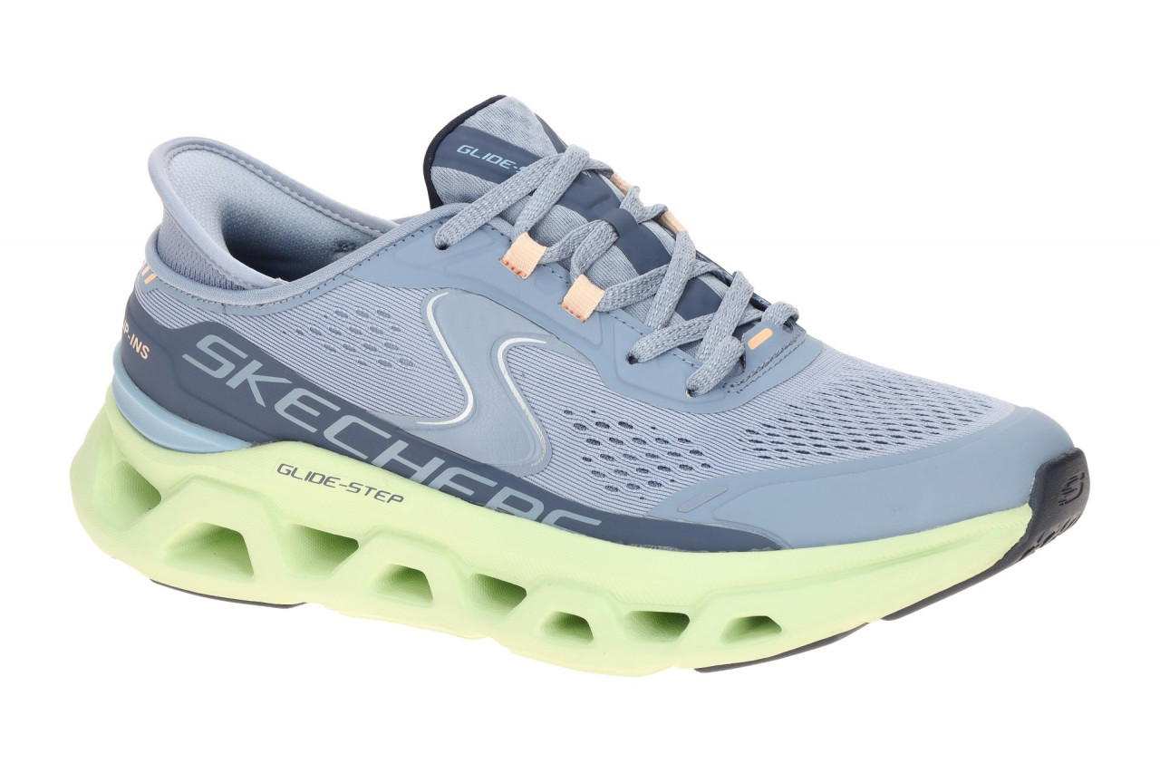 Skechers GLIDE STEP 150510 BLMT blau - sportliche Halbschuhe f?r Damen