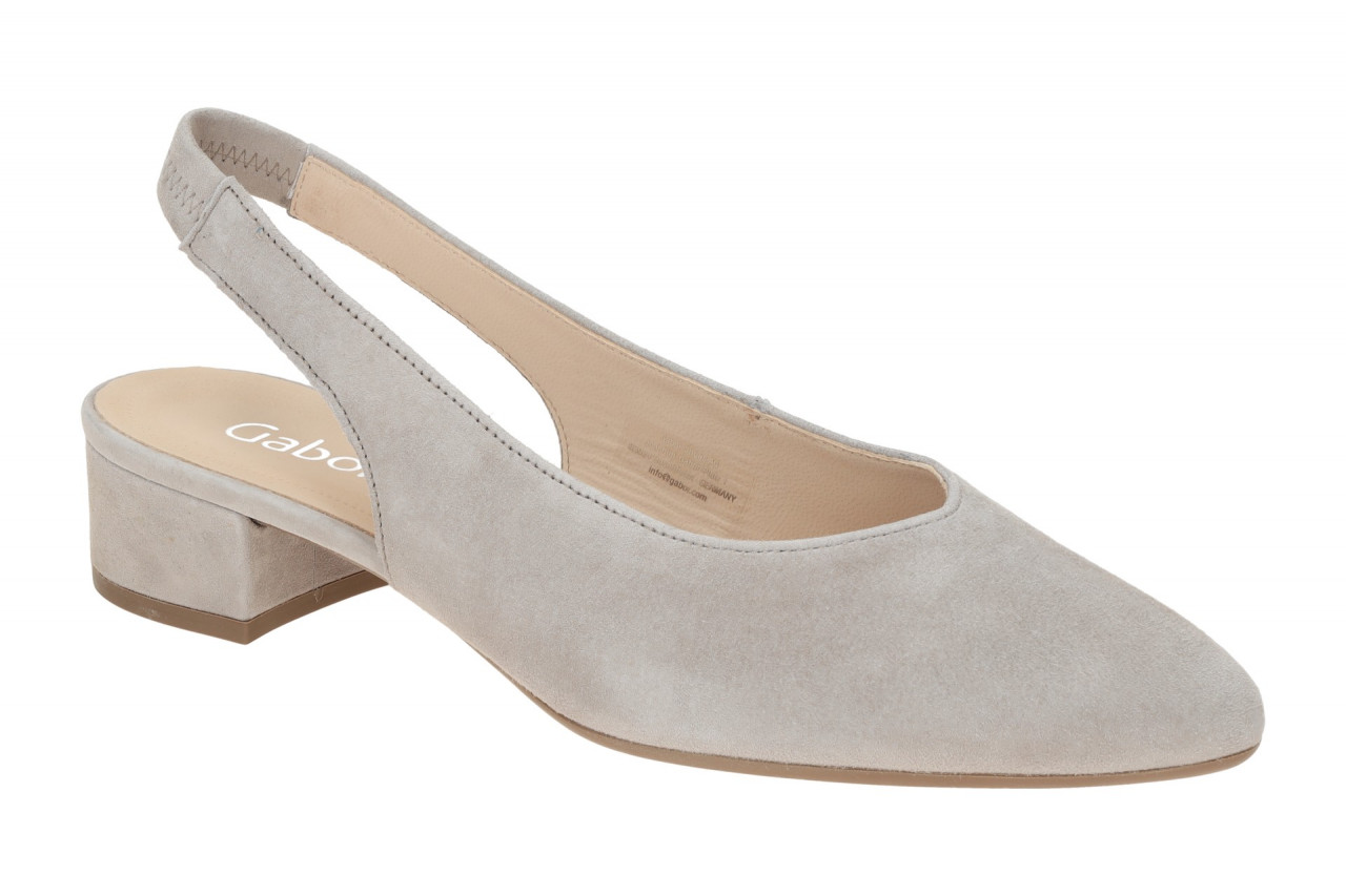 Gabor 61.520.12 grau - Sling Pumps f?r Damen