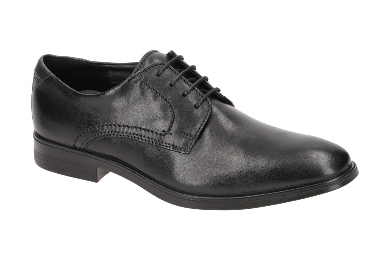 Ecco 62163450839 Melbourne Herren Schn?rschuhe Schwarz Flexibel & Bequem