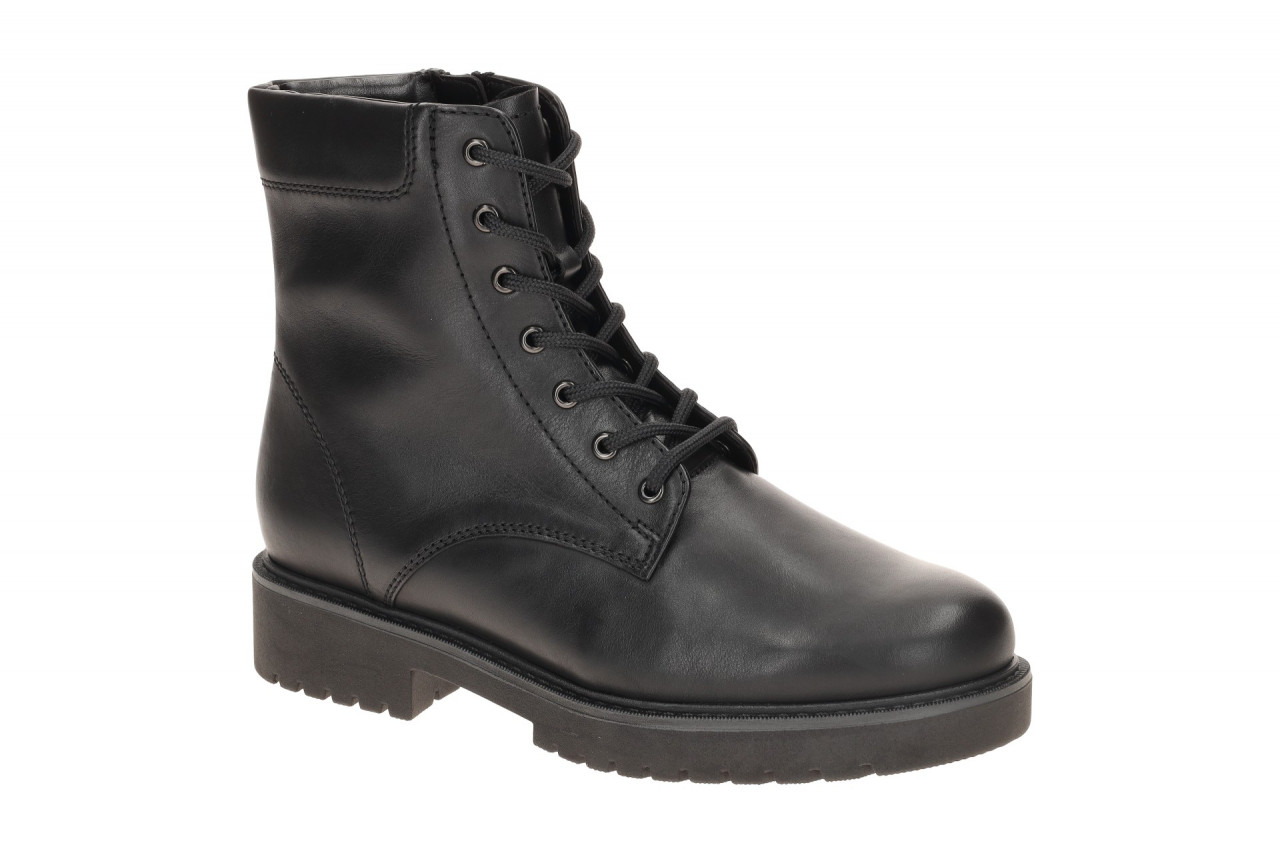 Gabor 72.735.57 Damen Stiefeletten Schwarz elegant LaceUp Boots