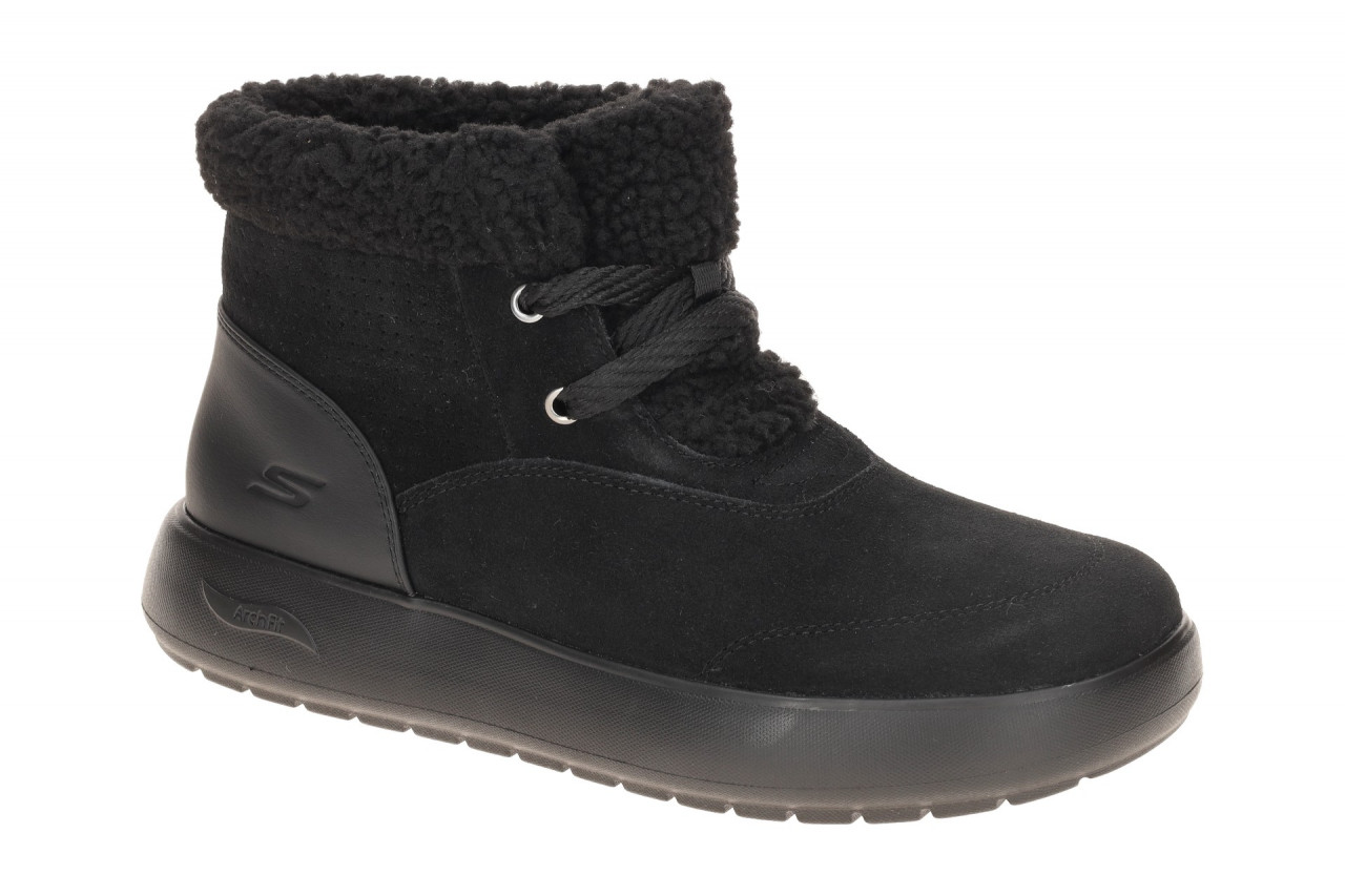 Skechers GO WALK HORIZON BOOT 144722 BBK schwarz - bequeme Stiefelette f?r Damen
