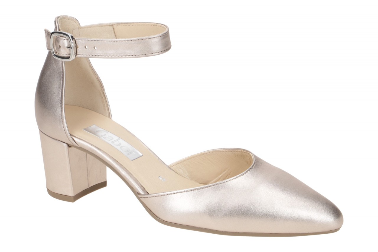 Gabor 81.340.62 beige - Riemchen Pumps f?r Damen
