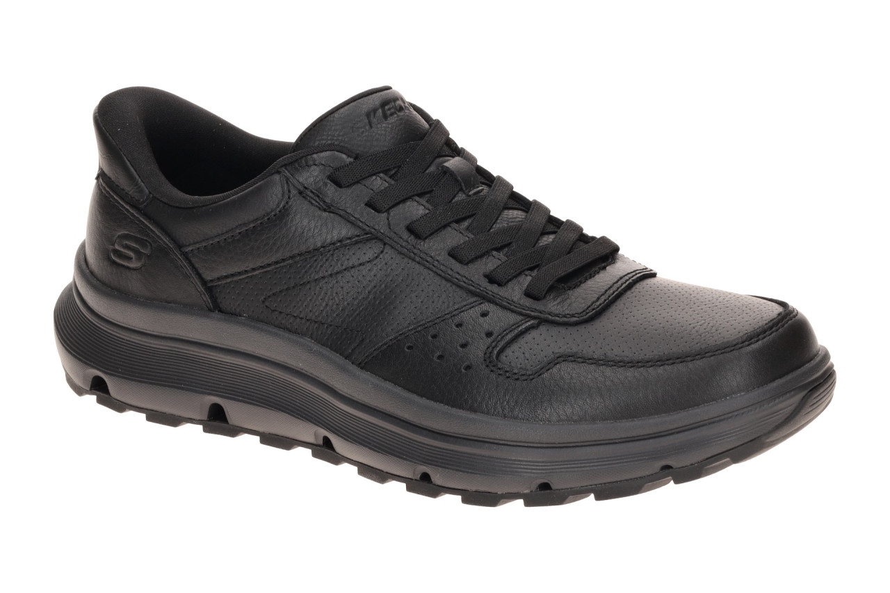 Skechers 205867 BBK Herren Slip-On Halbschuhe Schwarz Ultra Tyrell Air Cooled...